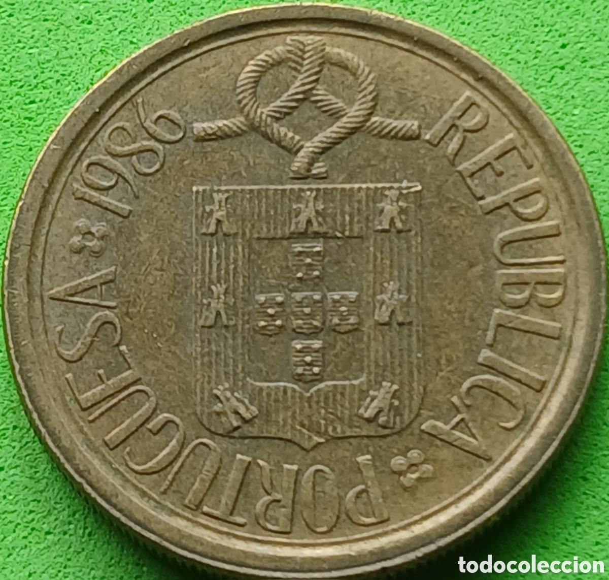 Monedas antiguas de Europa: Portugal 10 escudos 1986 km#633