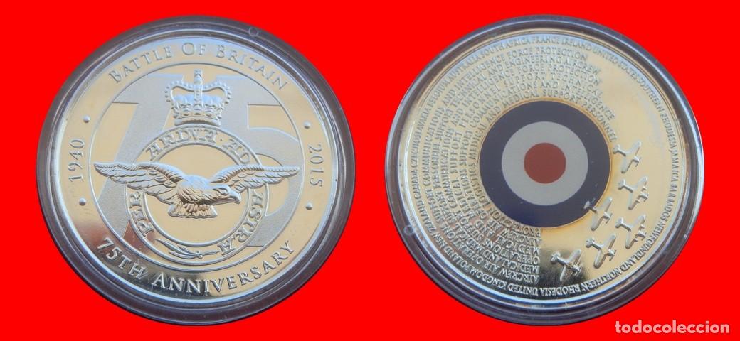 Monedas antiguas de Europa: MEDALLA JETON 2015 COLOREADA SIN CIRCULAR INGLATERRA REINO UNIDO-9958SC