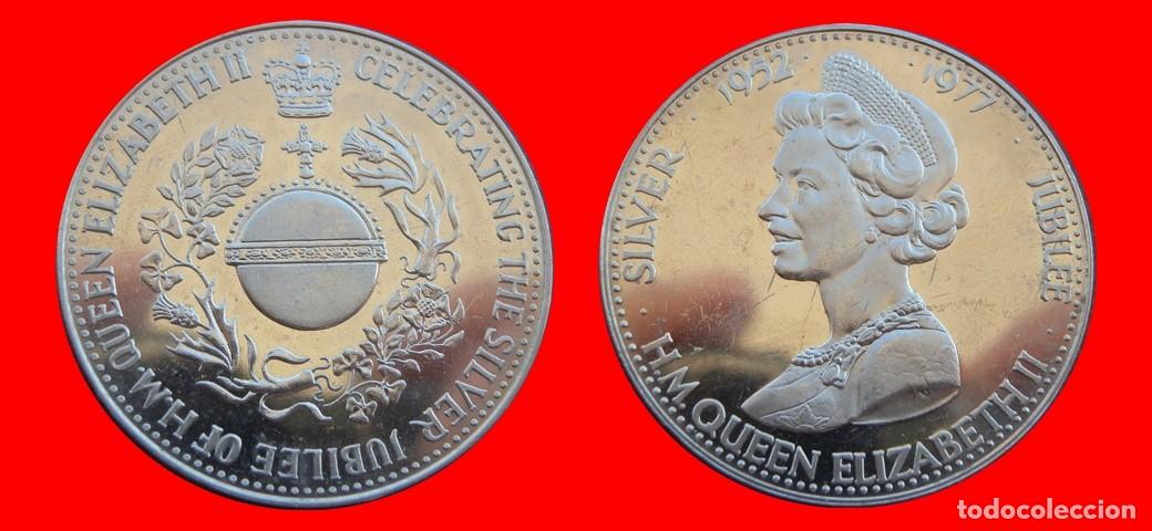 Monedas antiguas de Europa: MEDALLA JETON 1977 SIN CIRCULAR INGLATERRA REINO UNIDO-9966SC