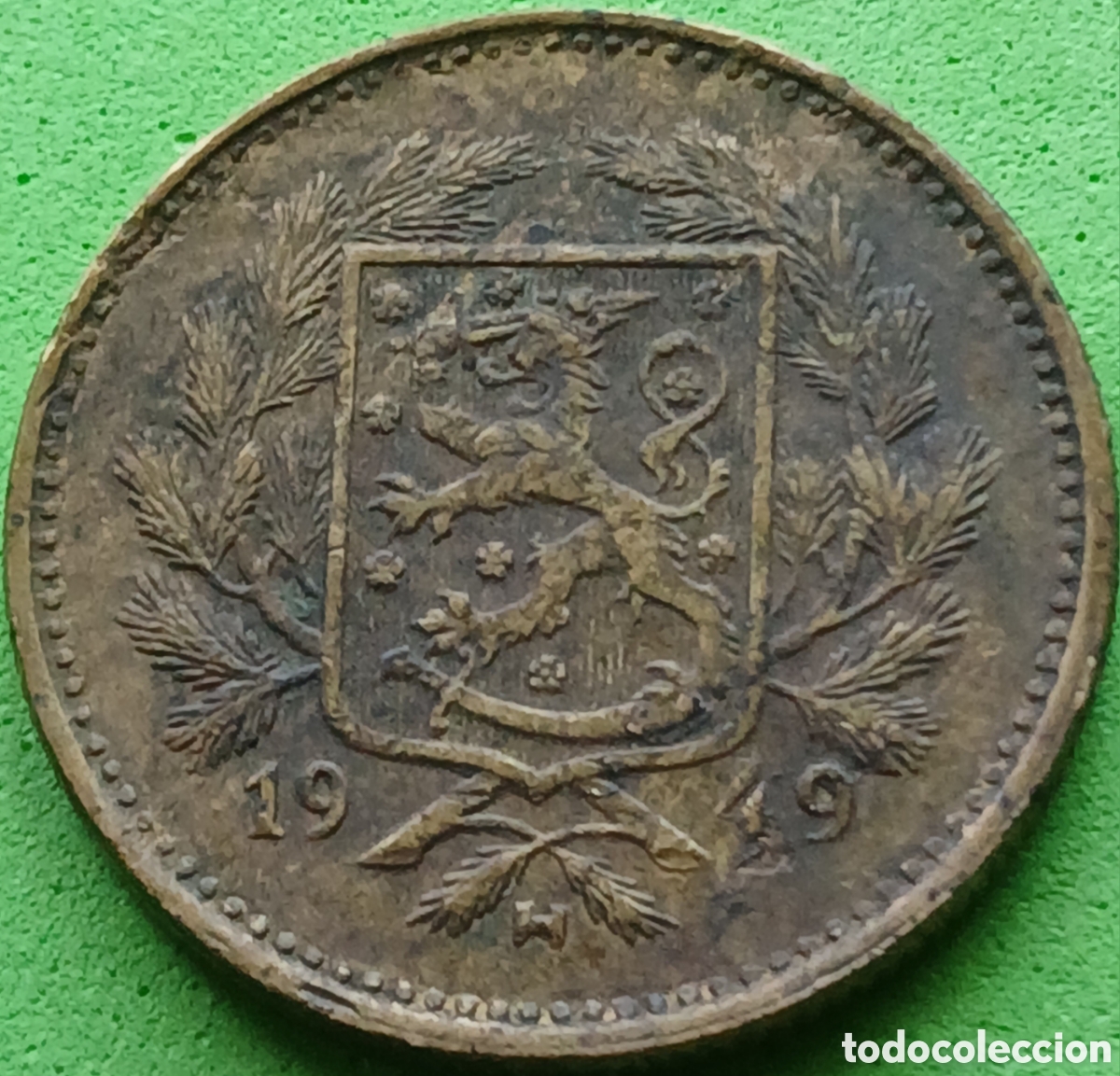 Monedas antiguas de Europa: Finlandia 5 marcos 1949 km#31a
