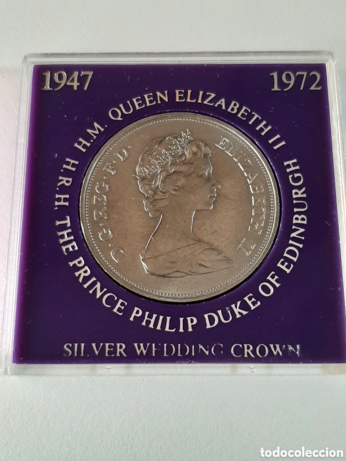 Monedas antiguas de Europa: REINO UNIDO MEDALLA CONMEMORATIVA ELIZABETH II AND PHILIP 20 NOVEMBER 1947/1972