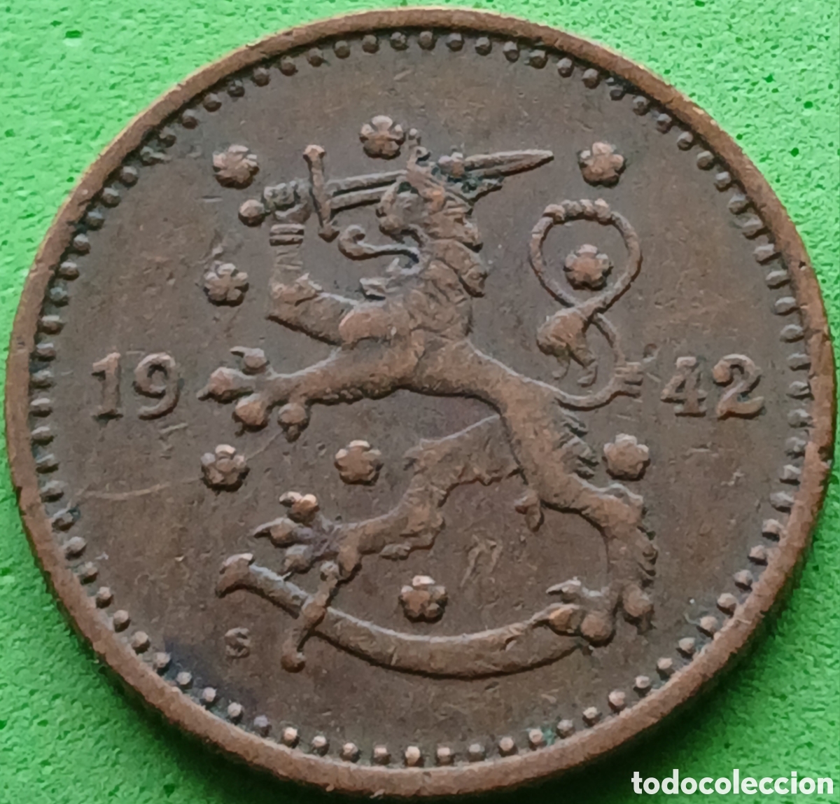 Monedas antiguas de Europa: Finlandia 1 marco 1942 km#30a