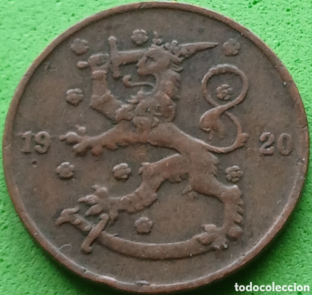 Monedas antiguas de Europa: Finlandia 5 pennia 1920 km#22