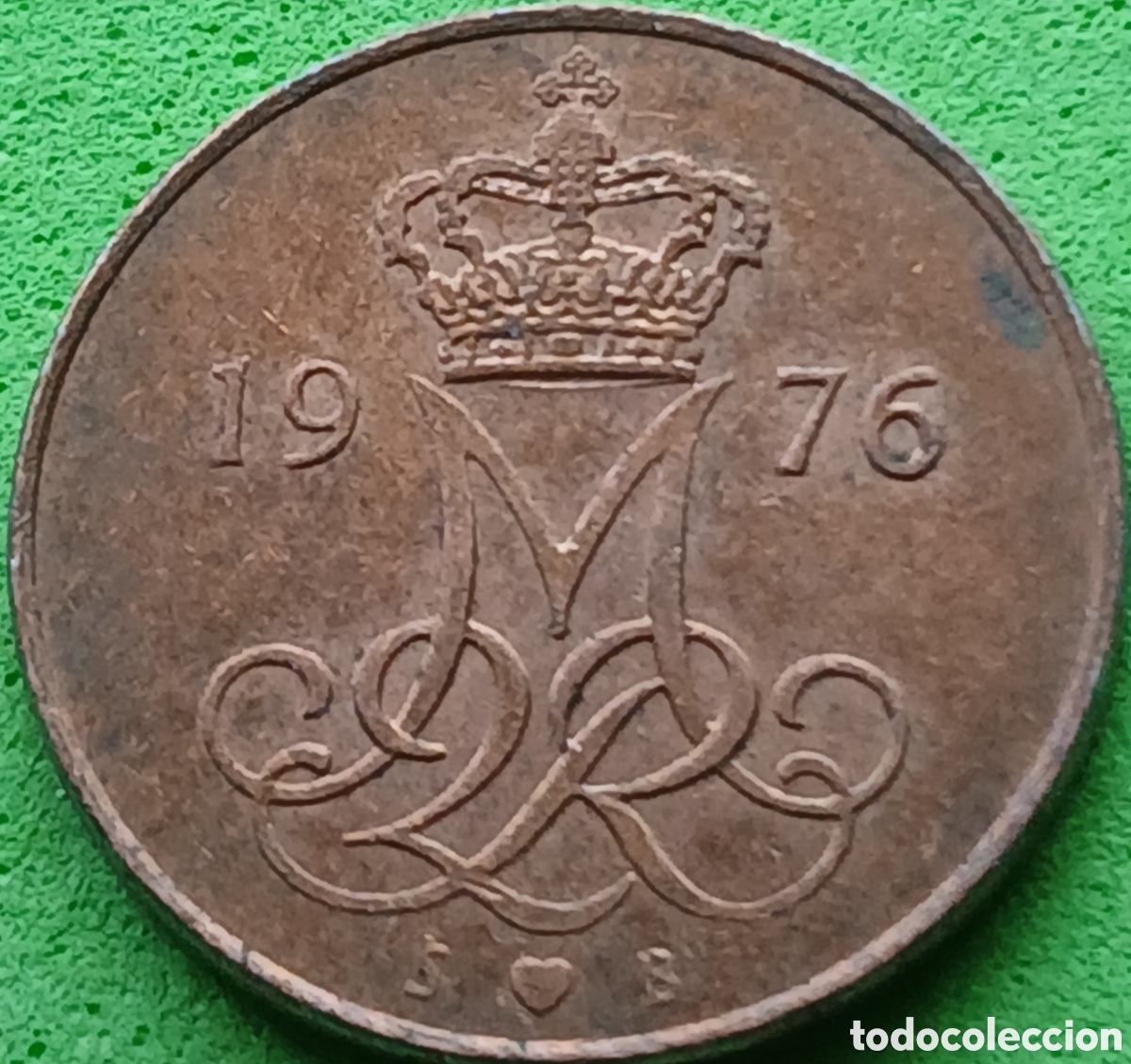Monedas antiguas de Europa: Dinamarca 5 ore 1976 km#859