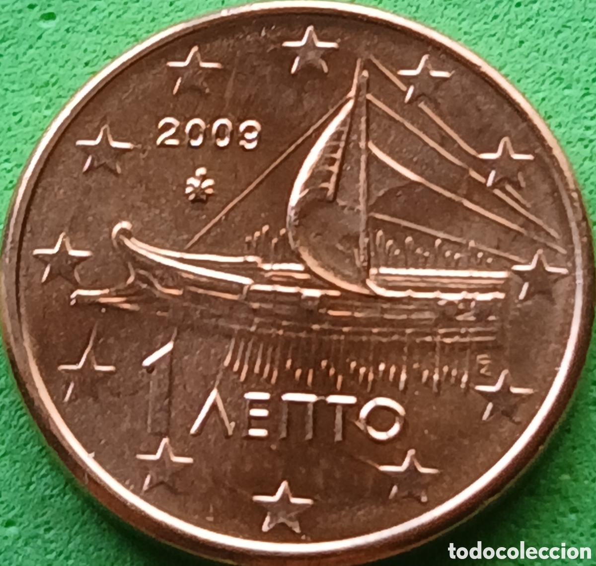 Monedas antiguas de Europa: Grecia 1 c&eacute;ntimo 2009 km#181