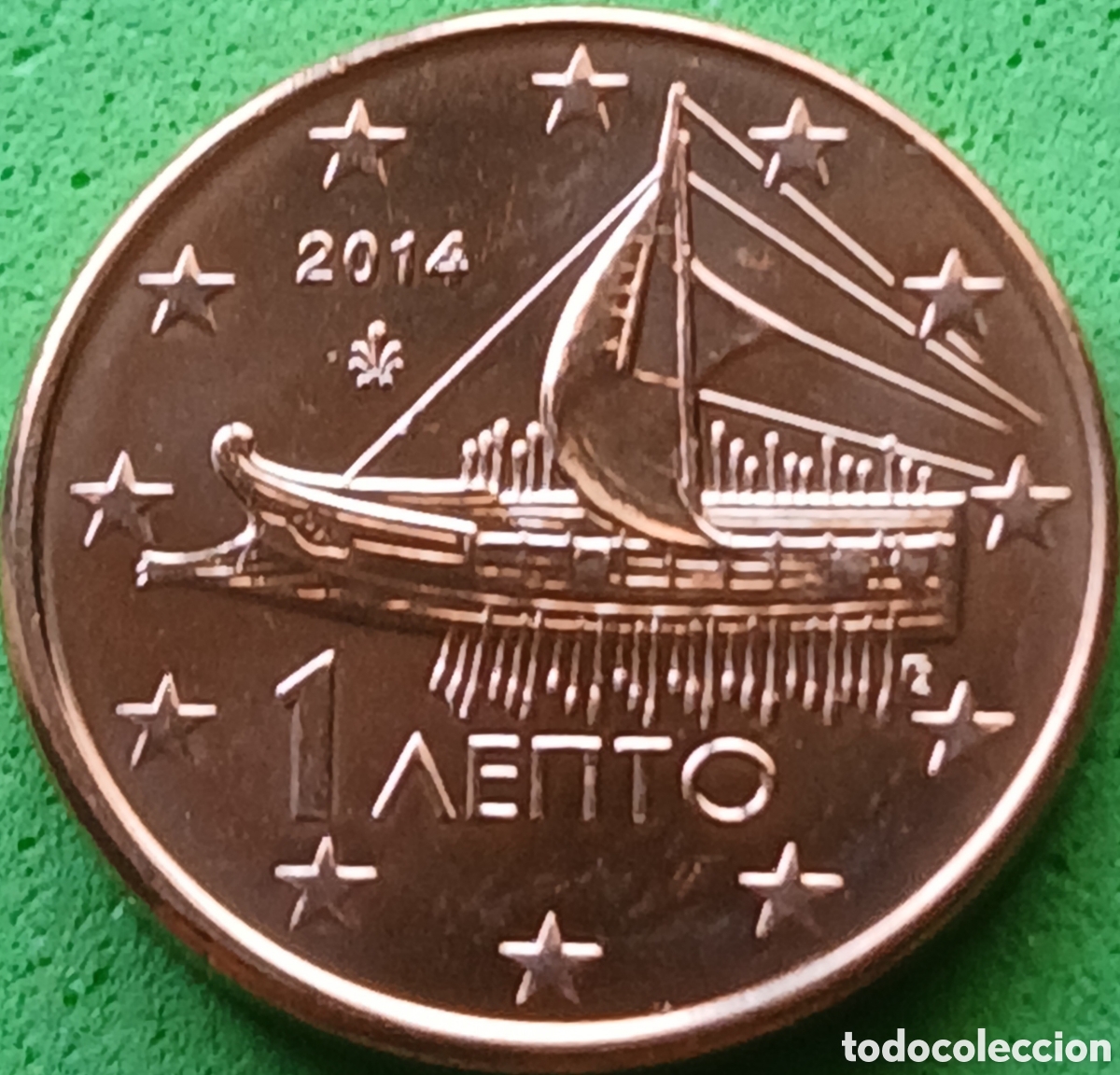 Monedas antiguas de Europa: Grecia 1 c&eacute;ntimo 2014 km#181 - Foto 1
