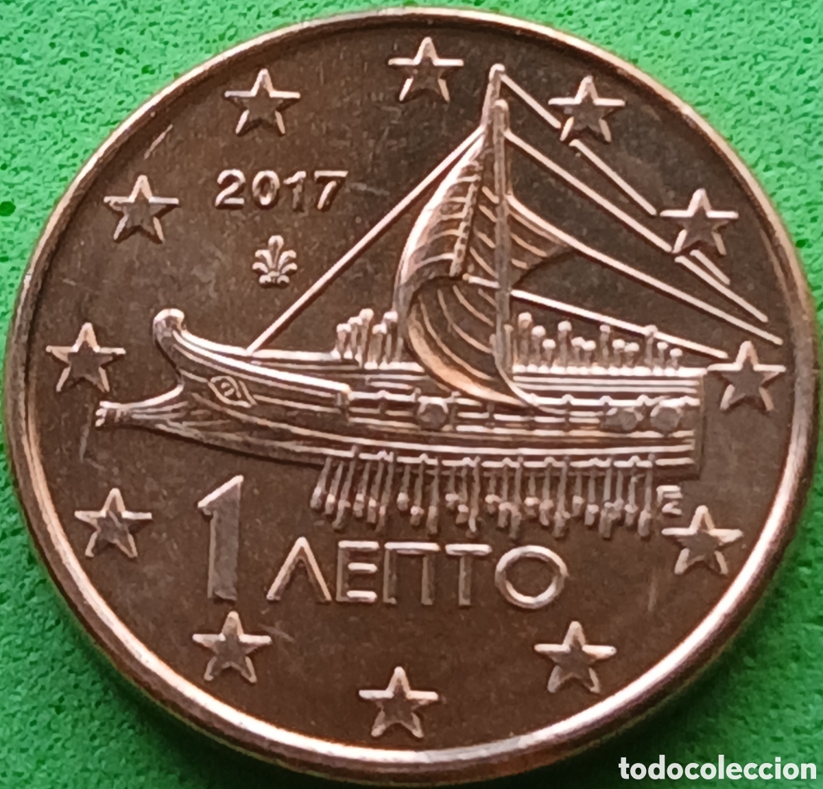 Monedas antiguas de Europa: Grecia 1 c&eacute;ntimo 2017 km#181