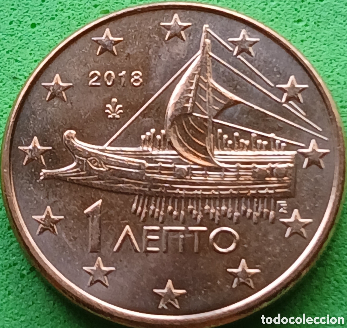 Monedas antiguas de Europa: Grecia 1 c&eacute;ntimo 2018 km#181