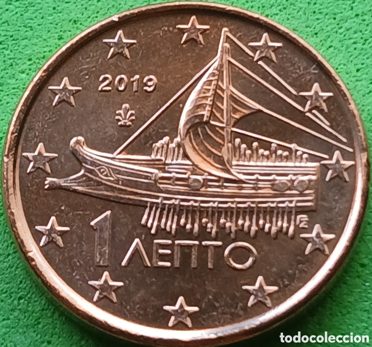 Monedas antiguas de Europa: Grecia 1 c&eacute;ntimo 2019 km#181