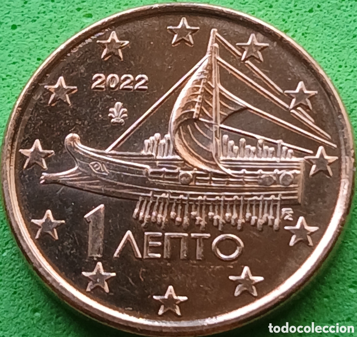 Monedas antiguas de Europa: Grecia 1 c&eacute;ntimo 2022 km#181 poco com&uacute;n - Foto 1