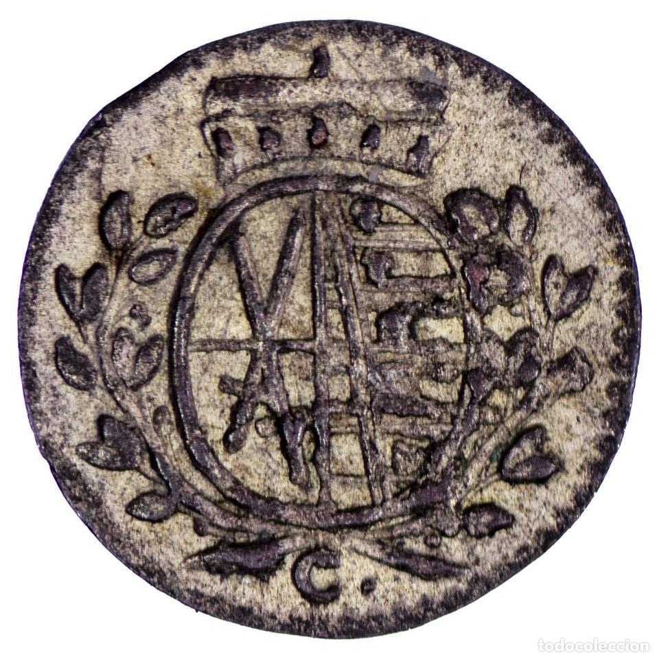 Monedas antiguas de Europa: Alemania 1 Pfennig 1765 C Electorado De Sajonia