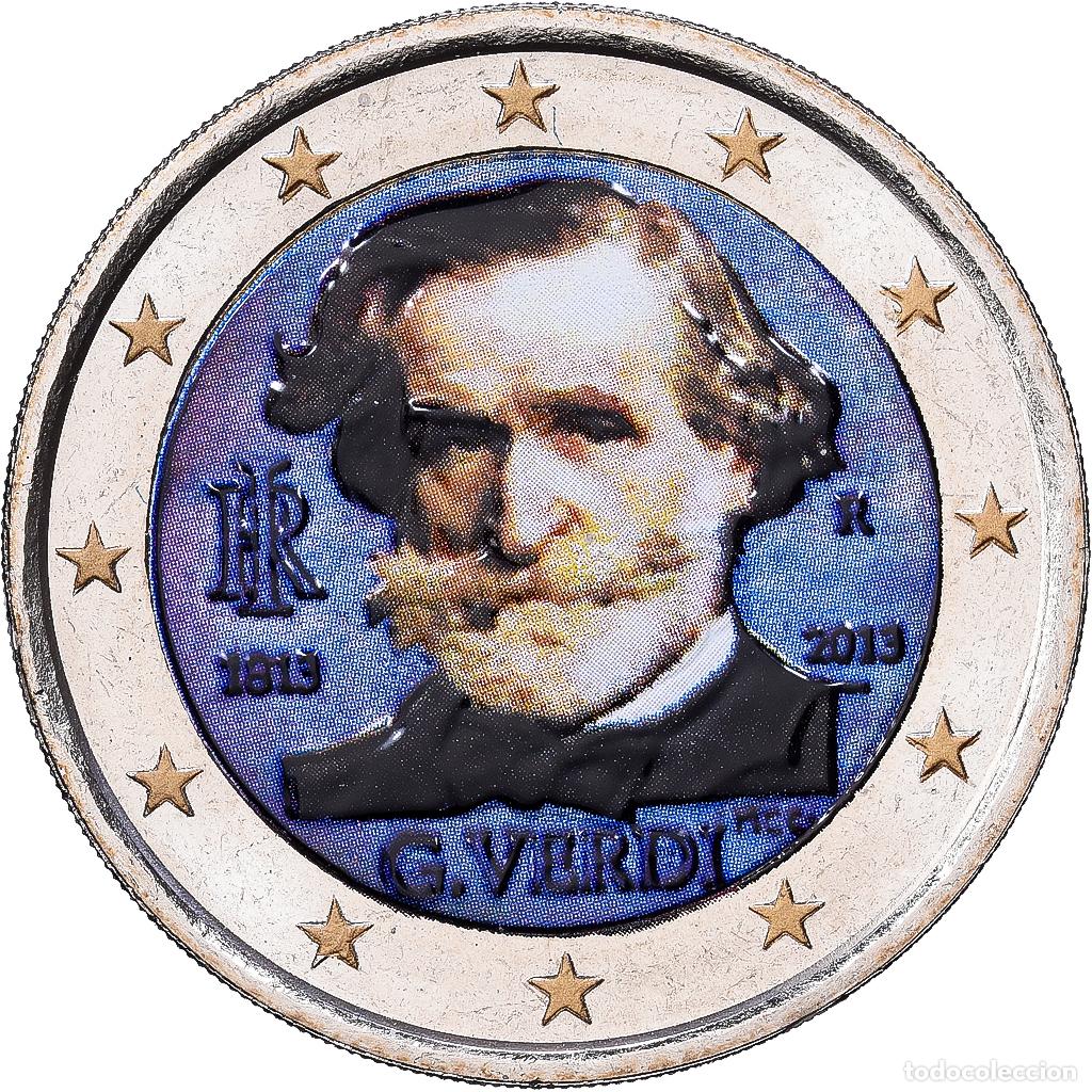 Monedas antiguas de Europa: [#1216093] Italia, 2 Euro, Colourized, 2013, Rome, Bimet&aacute;lico, SC+, KM:New