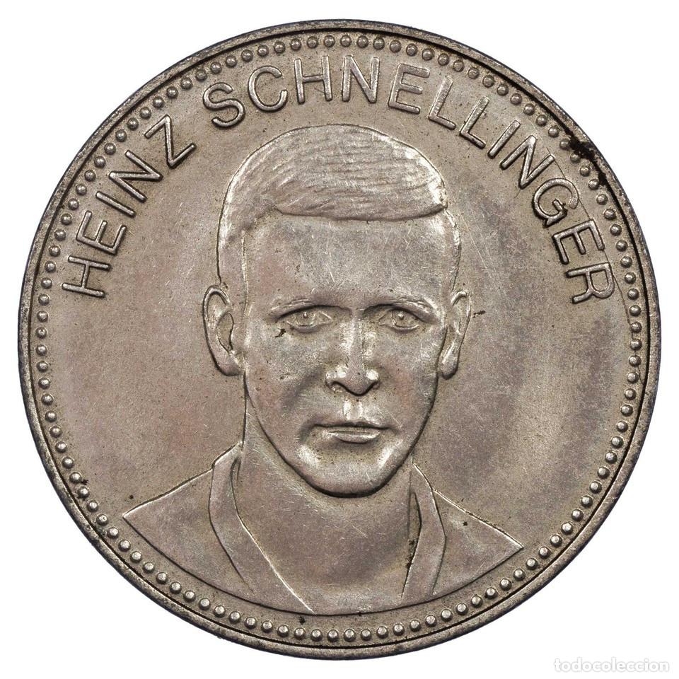 Monedas antiguas de Europa: Alemania Ficha Shell Copa Mundial FIFA 1970 M&eacute;xico Heinz Schnellinger