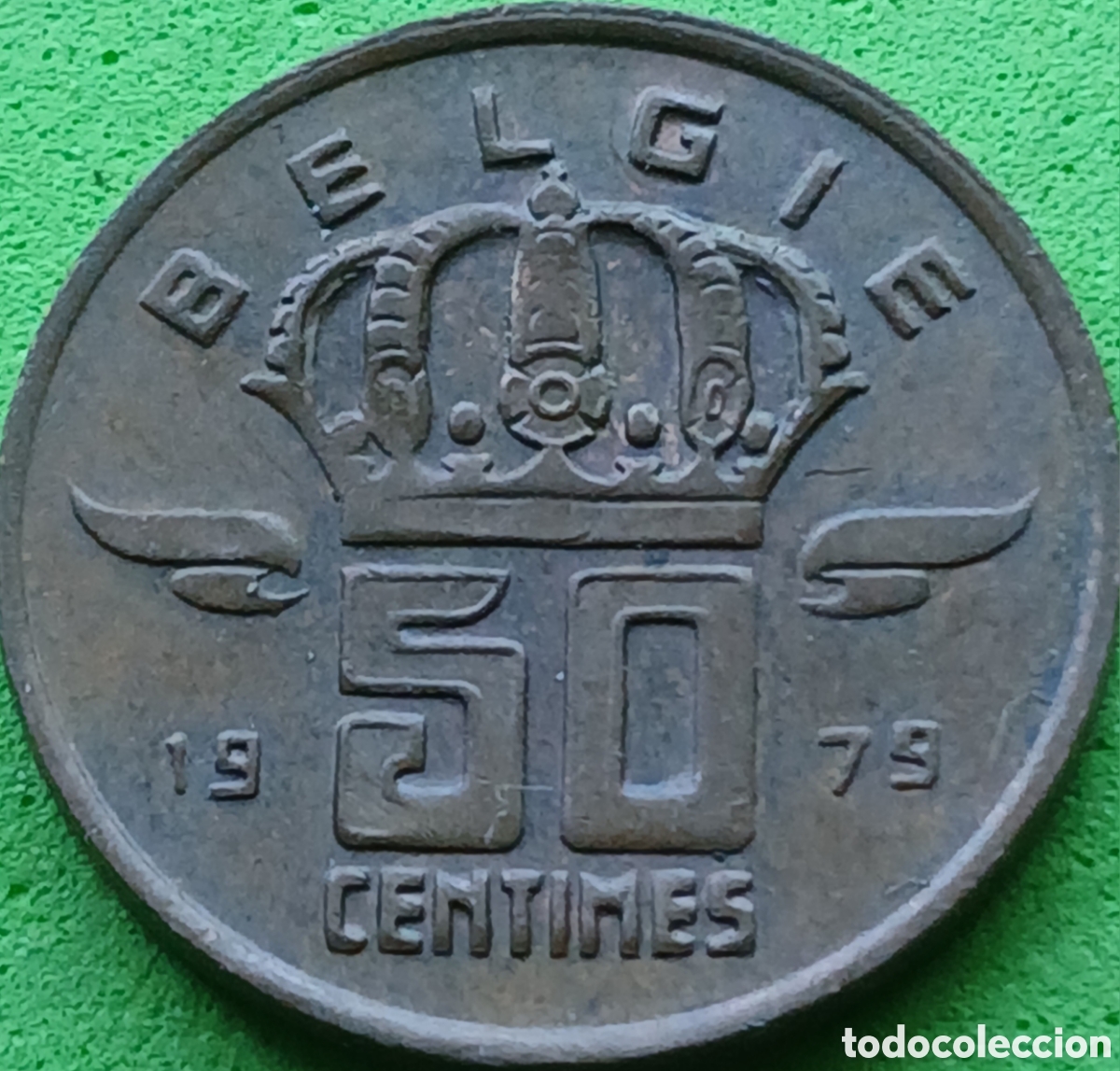 Monedas antiguas de Europa: B&eacute;lgica 50 c&eacute;ntimos 1979 km#149 Belgie