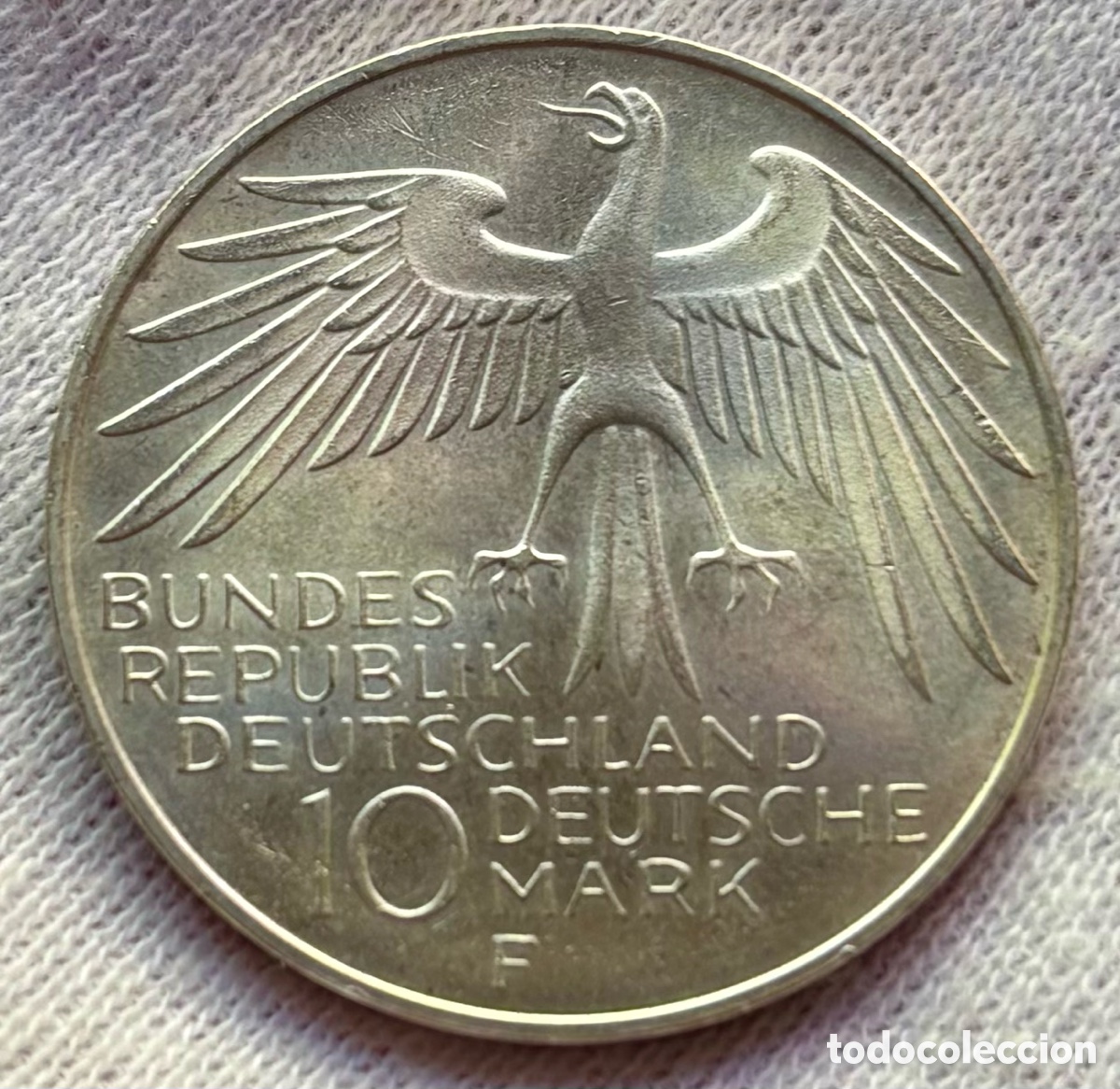Monedas antiguas de Europa: Moneda PLATA ALEMANIA 10 Marcos 1972-F. Olimpiadas Munich. Mark