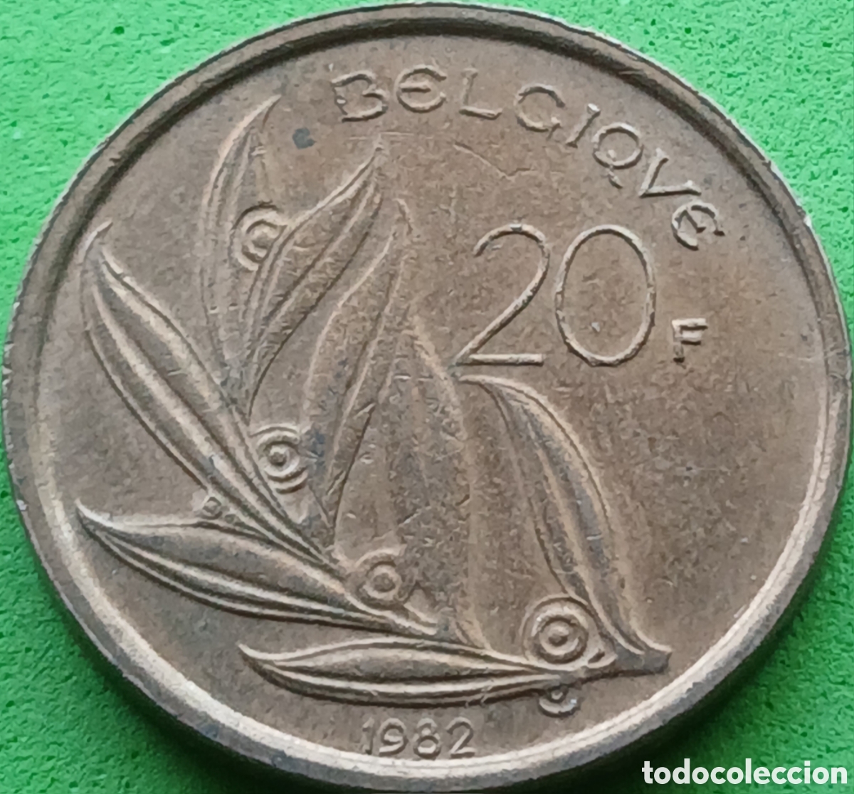 Monedas antiguas de Europa: B&eacute;lgica 20 francos 1982 km#159 Belgique