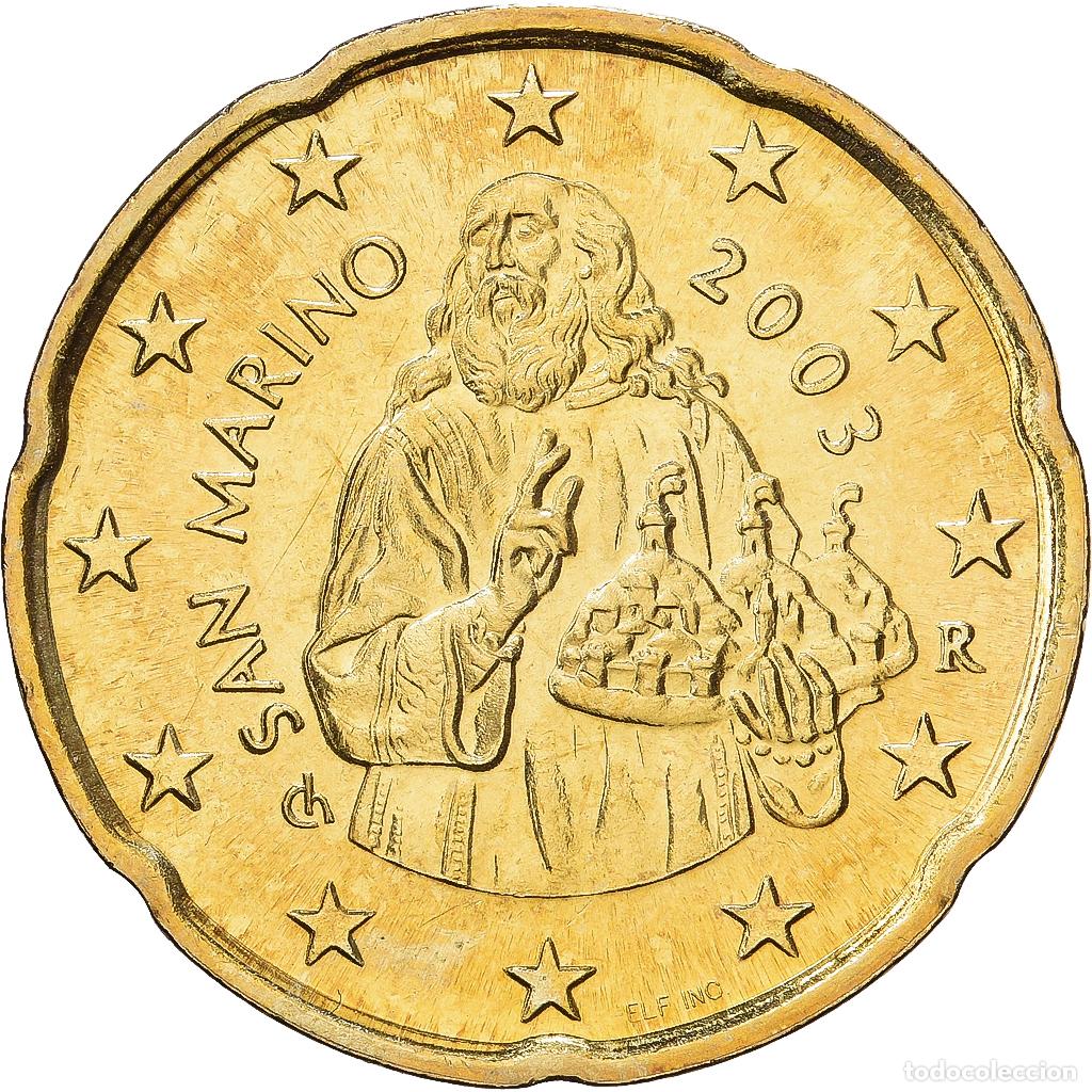 Monedas antiguas de Europa: [#1216373] San Marino, 20 Euro Cent, BE, 2009, Rome, Lat&oacute;n, FDC, KM:483