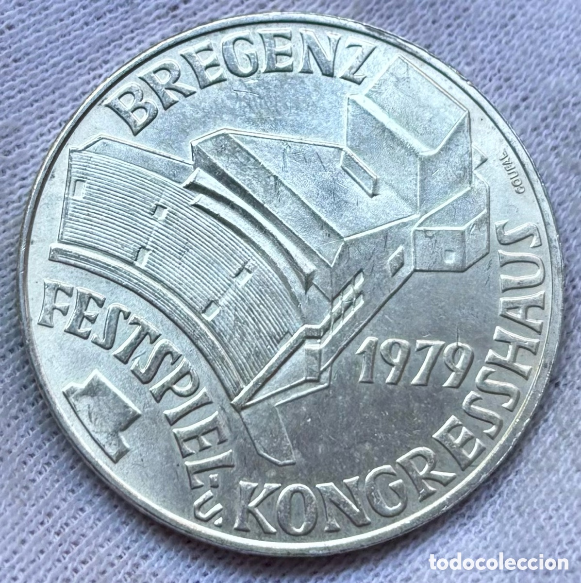 Monedas antiguas de Europa: Moneda PLATA AUSTRIA 100 Chelines 1979. Festival Bregenz Schilling