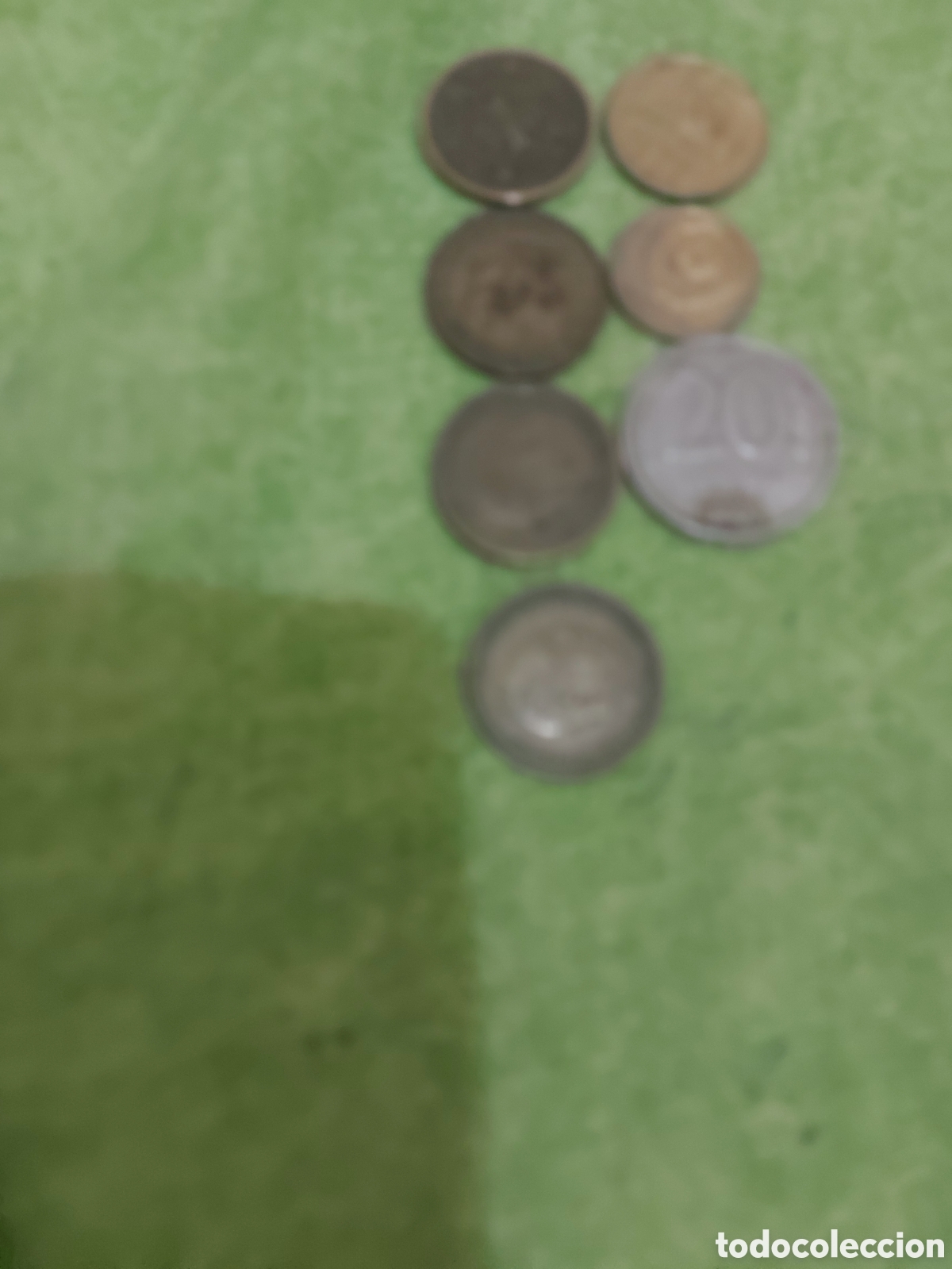 Monedas antiguas de Europa: 4 de Espa&ntilde;a y3 Rusia