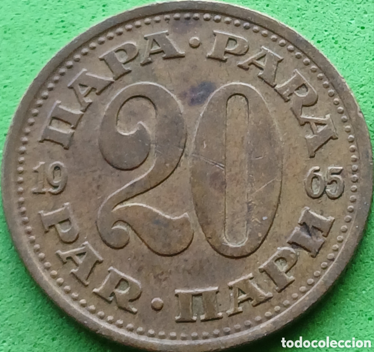 Monedas antiguas de Europa: Yugoslavia 20 para 1965 km#45