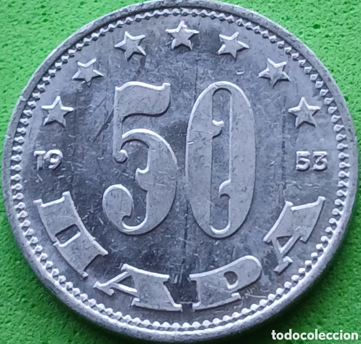 Monedas antiguas de Europa: Yugoslavia 50 para 1953 km#29