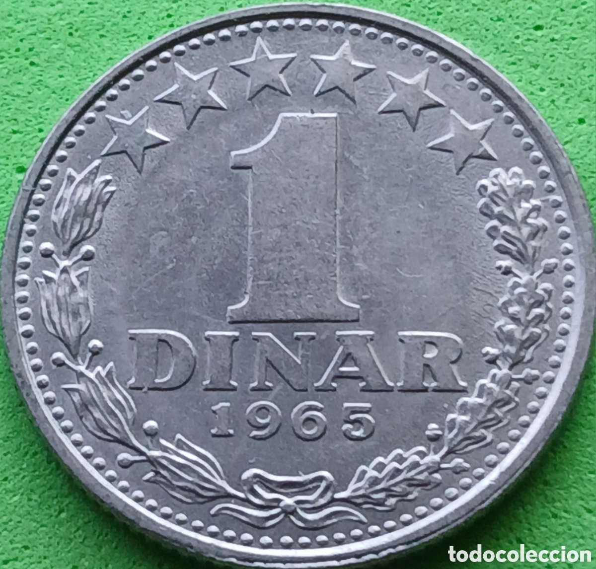 Monedas antiguas de Europa: Yugoslavia 1 dinar 1965 km#47