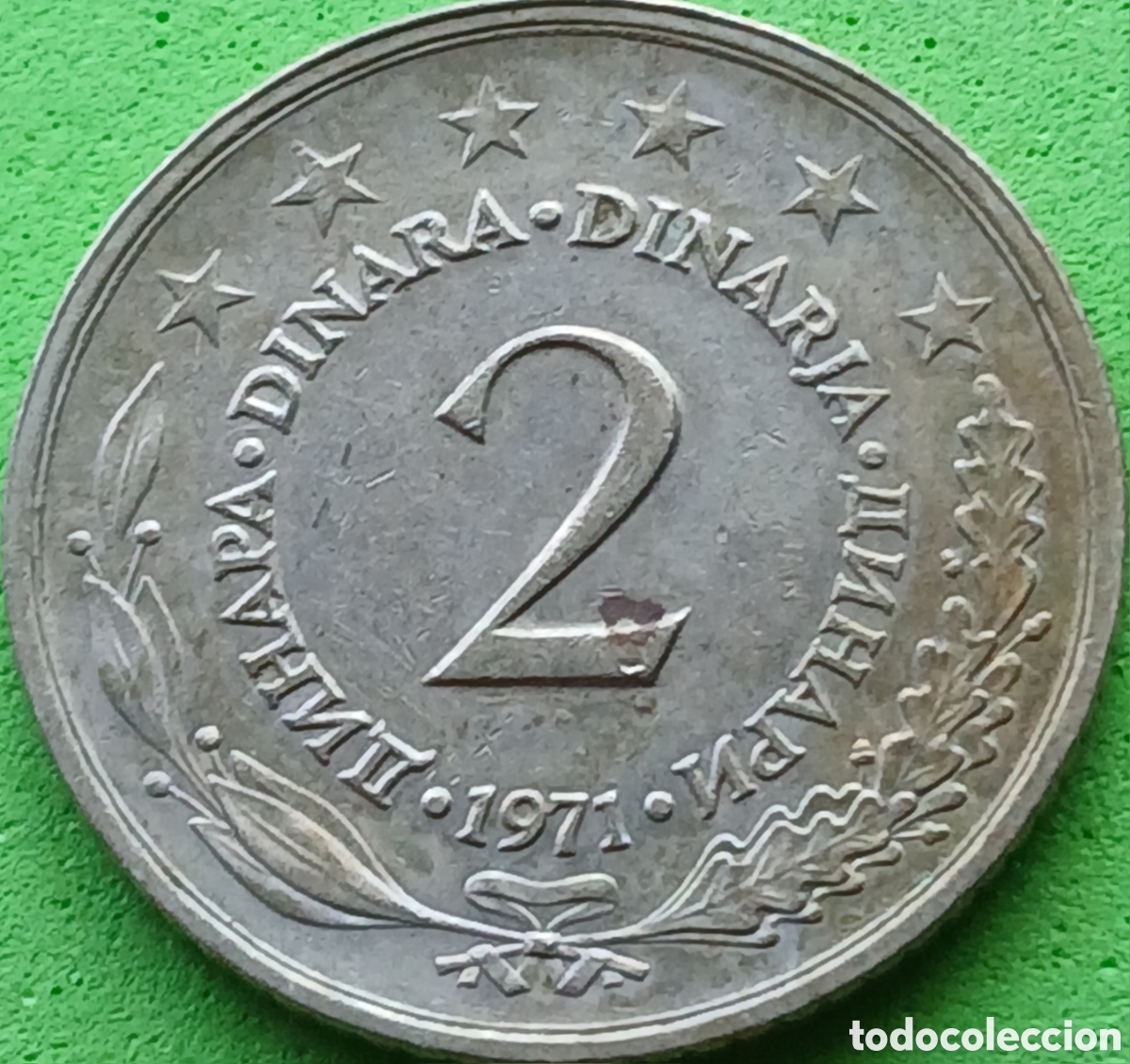 Monedas antiguas de Europa: Yugoslavia 2 dinares 1971 km#57