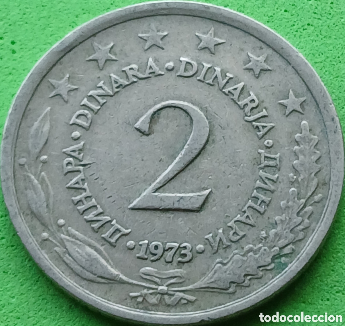 Monedas antiguas de Europa: Yugoslavia 2 dinares 1973 km#57