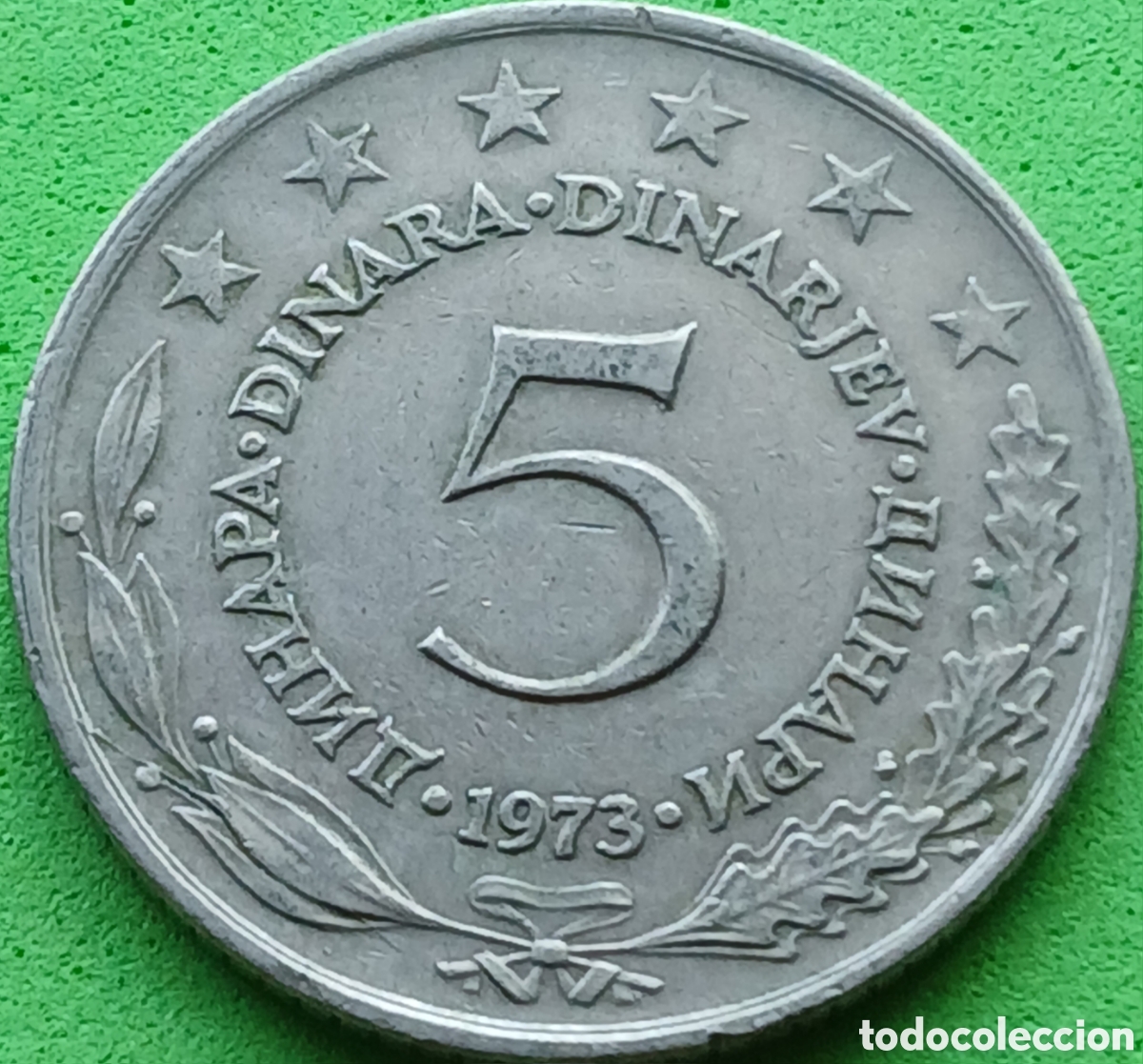 Monedas antiguas de Europa: Yugoslavia 5 dinares 1973 km#58