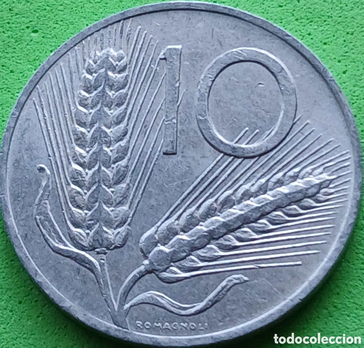 Monedas antiguas de Europa: Italia 10 liras 1980 km#93