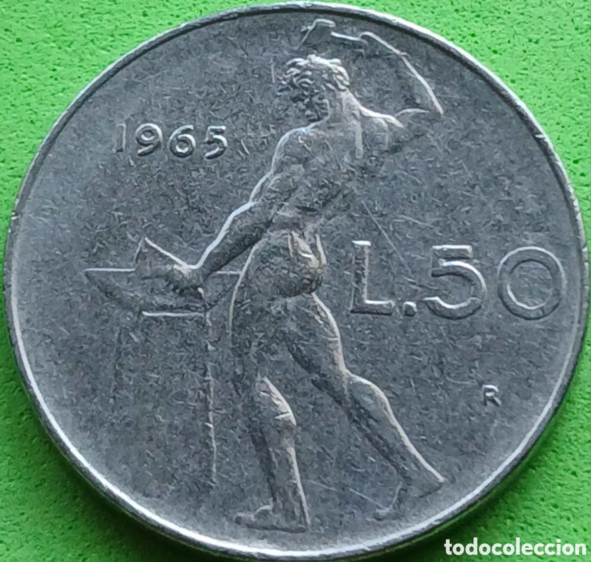 Monedas antiguas de Europa: Italia 50 liras 1965 km#95.1
