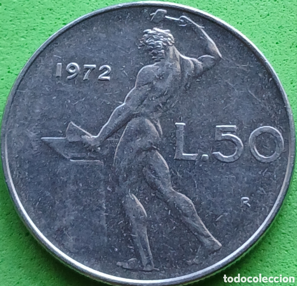 Monedas antiguas de Europa: Italia 50 liras 1972 km#95.1