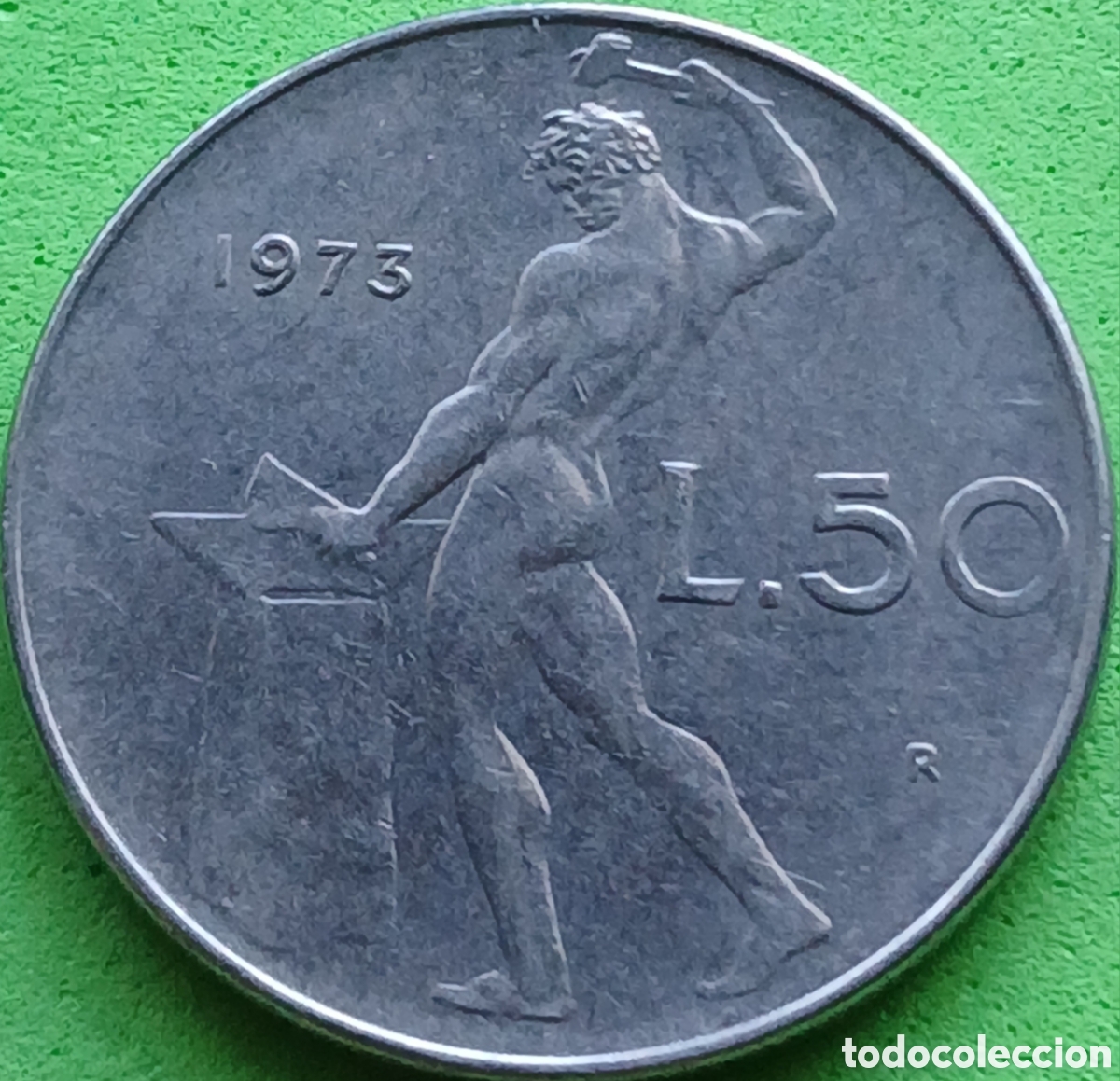 Monedas antiguas de Europa: Italia 50 liras 1973 km#95.1