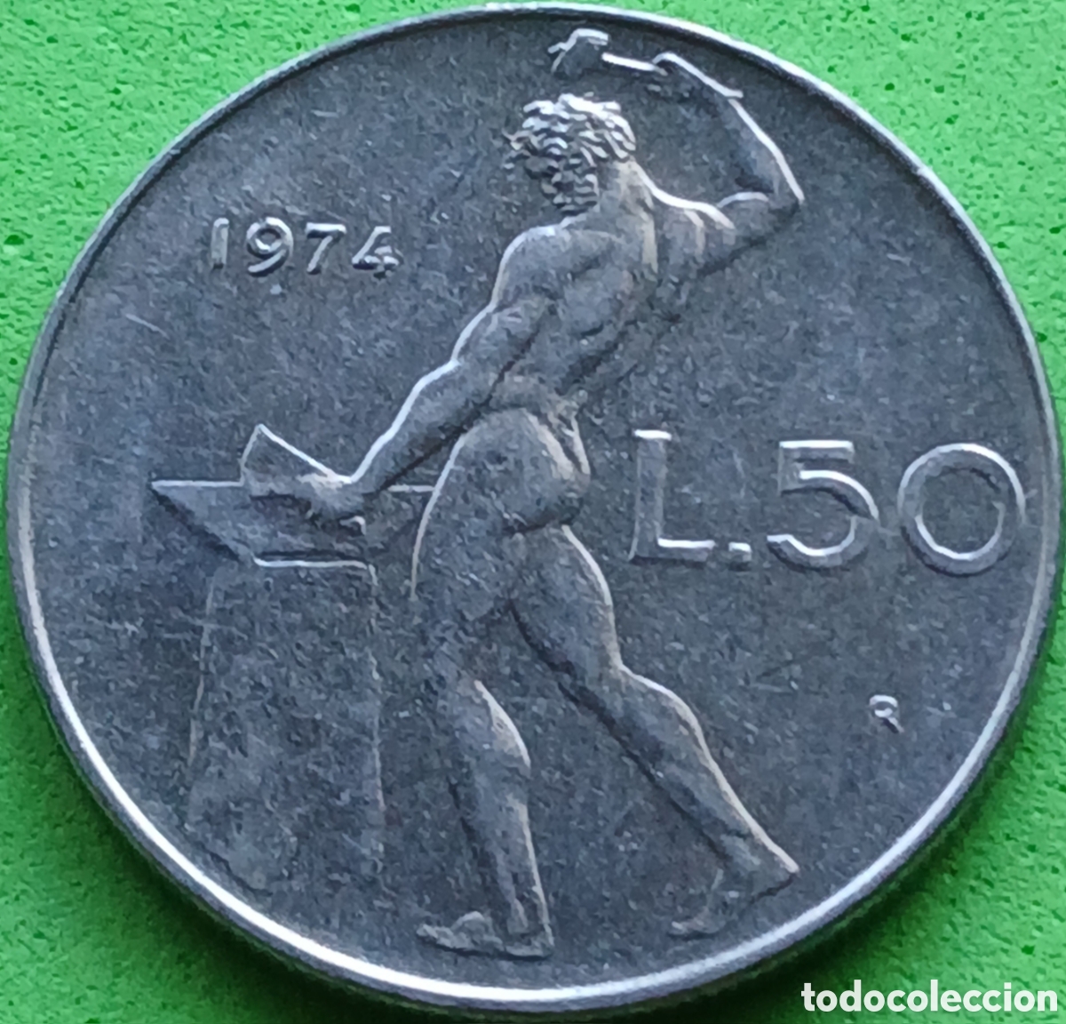 Monedas antiguas de Europa: Italia 50 liras 1974 km#95.1