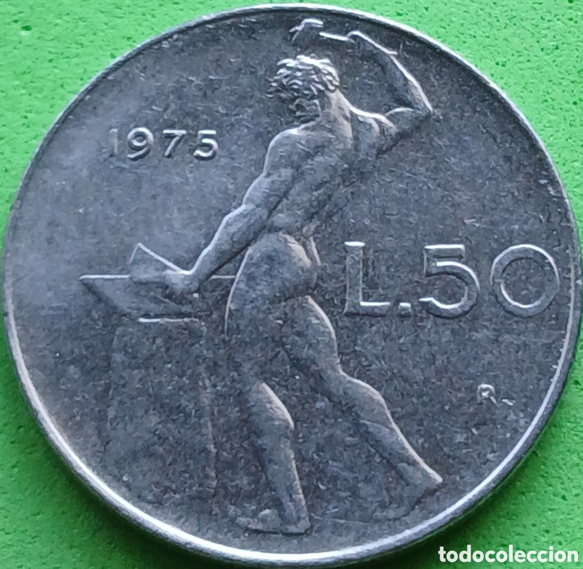 Monedas antiguas de Europa: Italia 50 liras 1975 km#95.1
