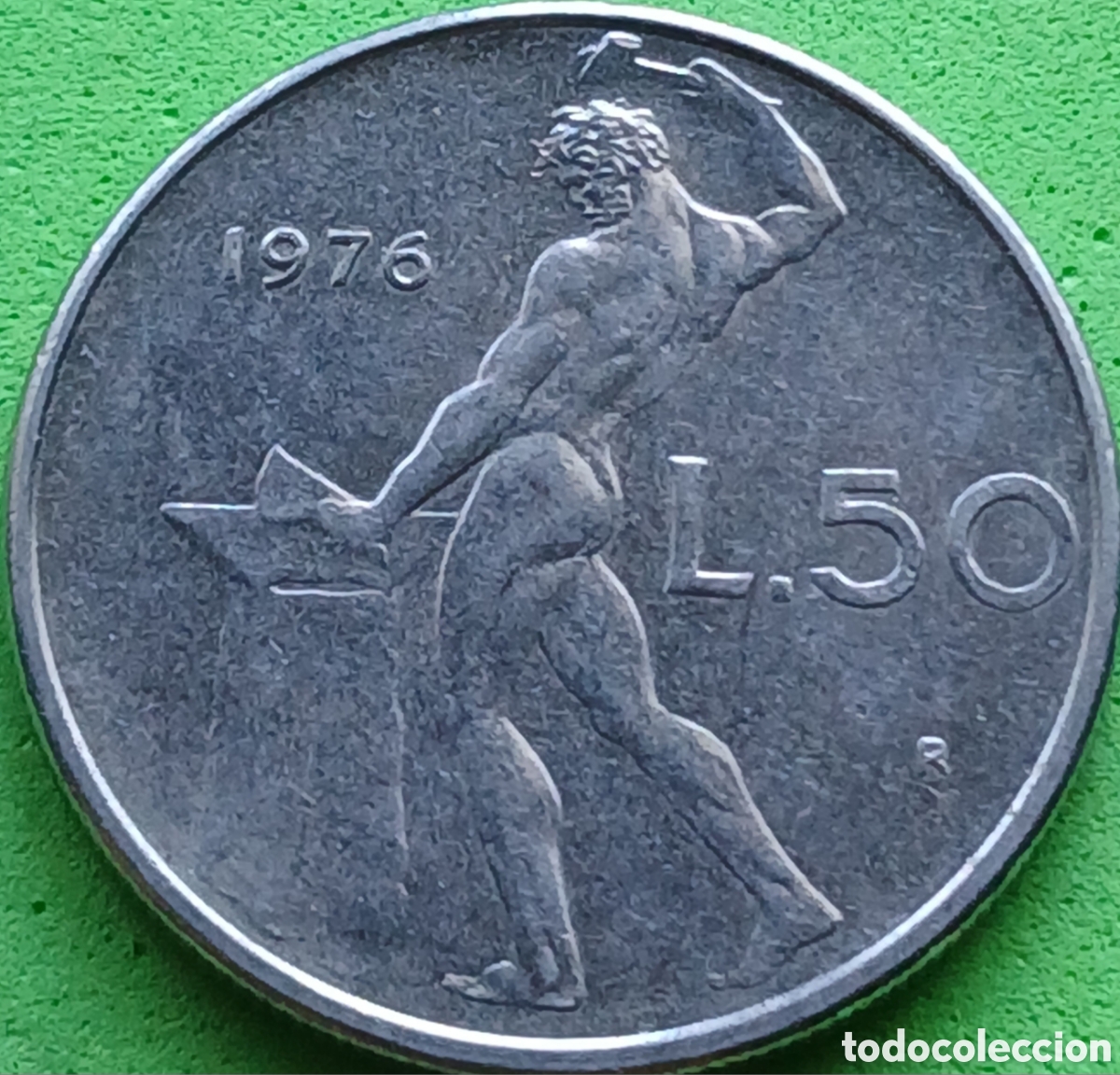 Monedas antiguas de Europa: Italia 50 liras 1976 km#95.1