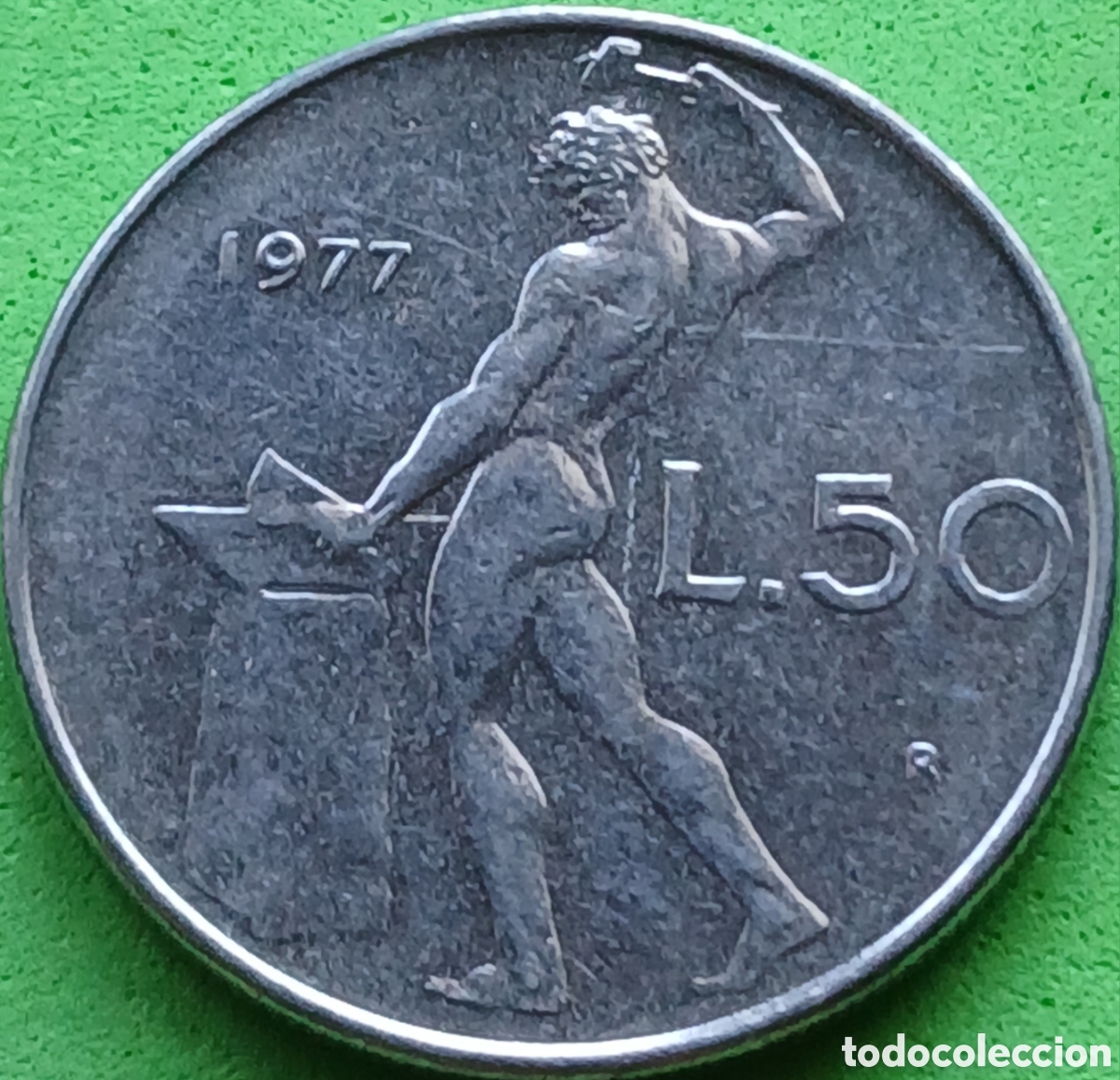 Monedas antiguas de Europa: Italia 50 liras 1977 km#95.1