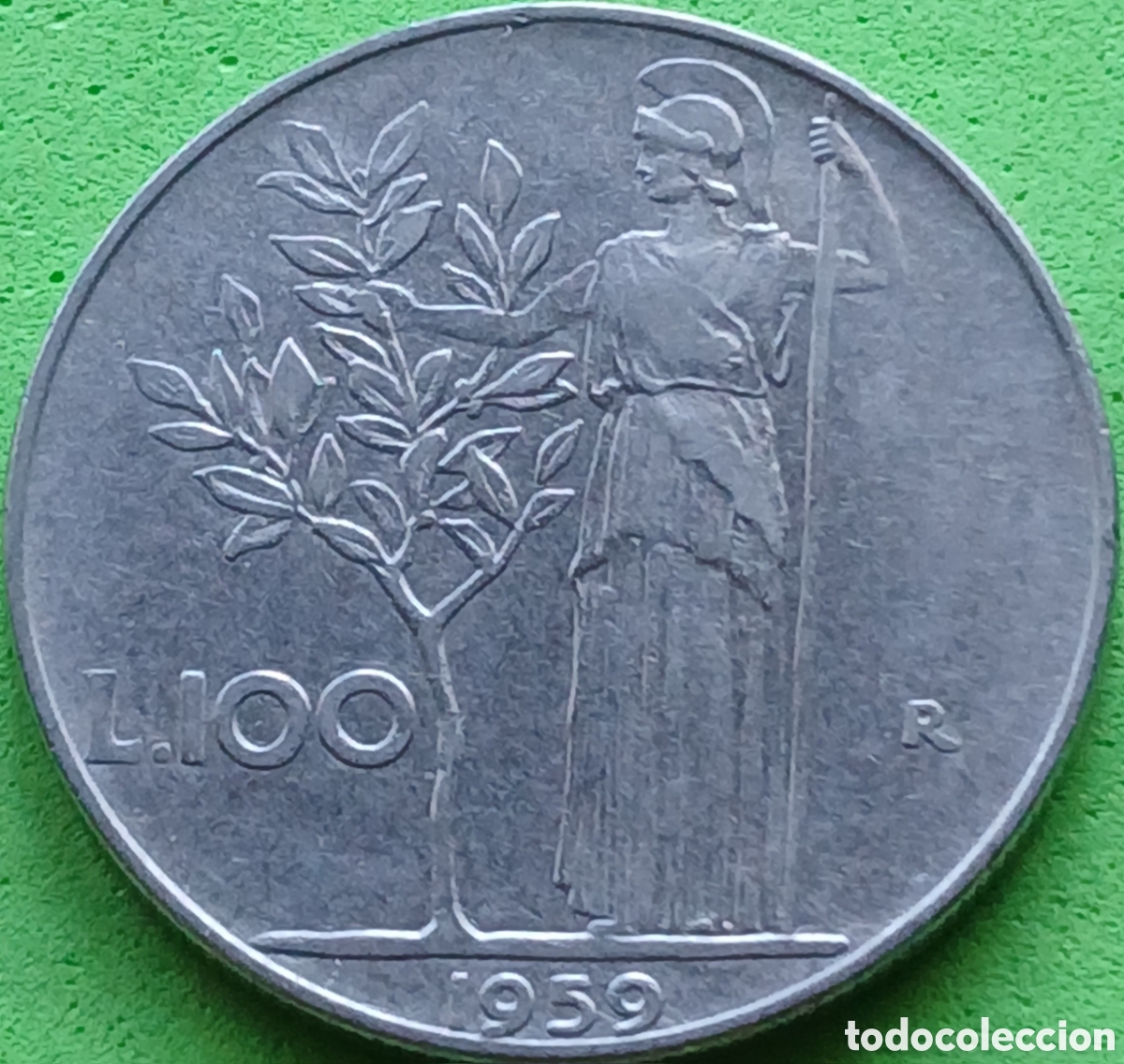 Monedas antiguas de Europa: Italia 100 liras 1959 km#96.1