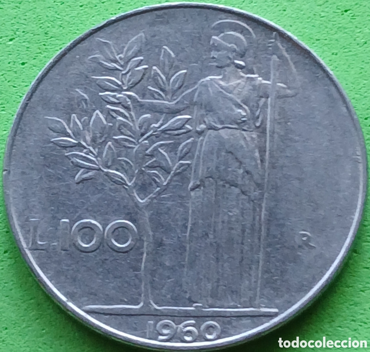Monedas antiguas de Europa: Italia 100 liras 1960 km#96.1