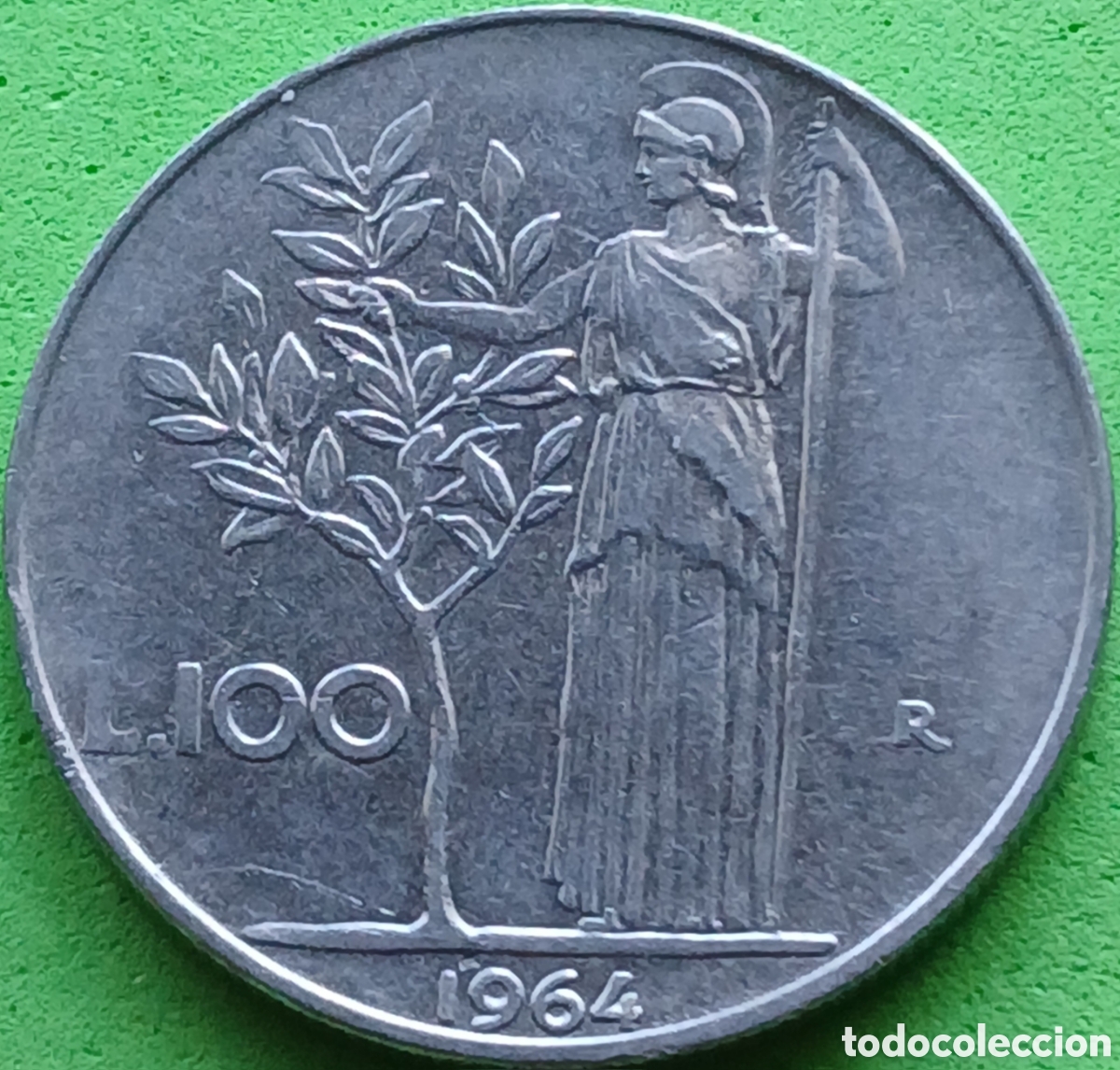 Monedas antiguas de Europa: Italia 100 liras 1964 km#96.1