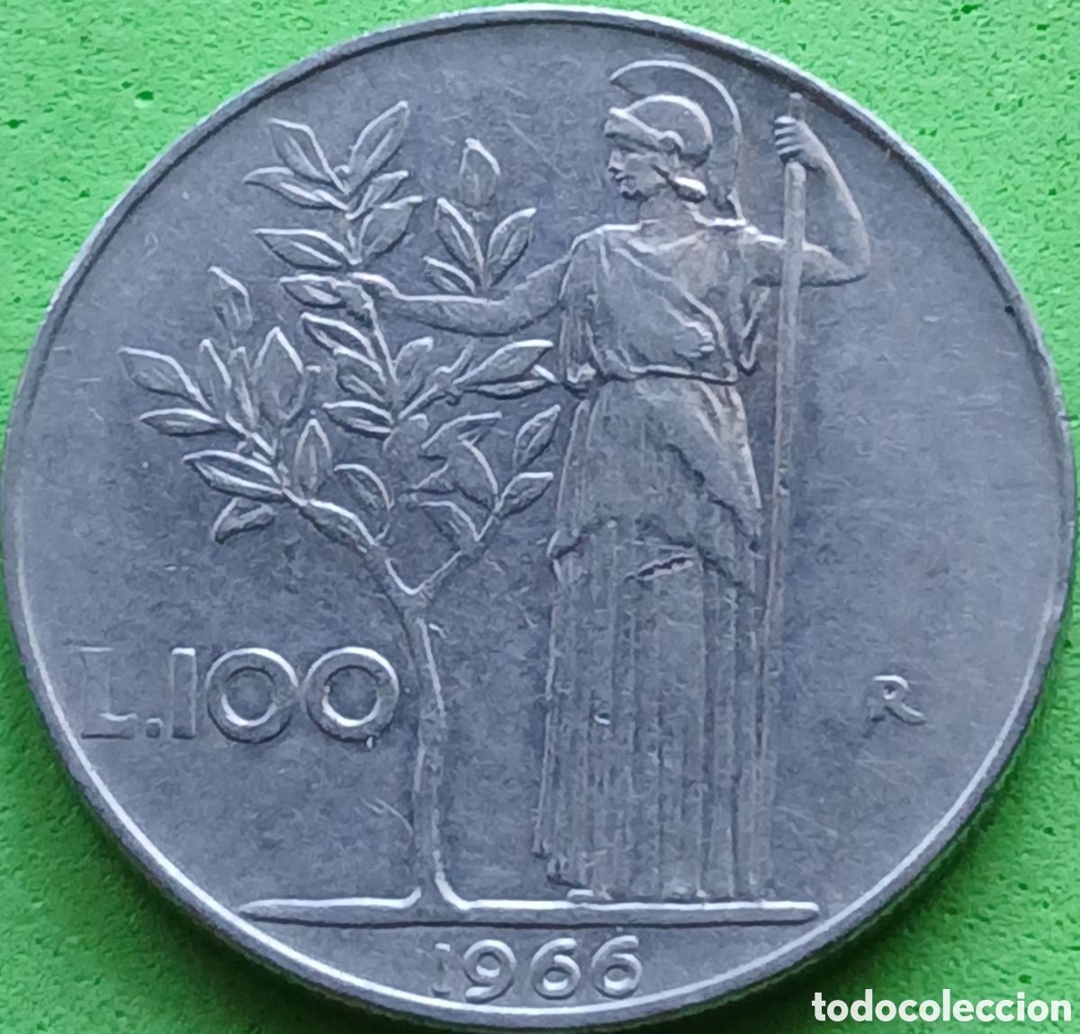 Monedas antiguas de Europa: Italia 100 liras 1966 km#96.1