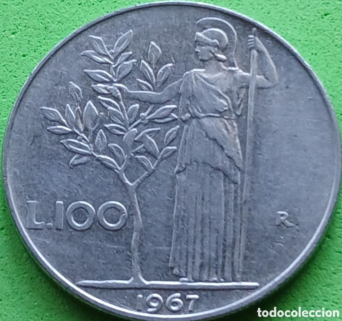 Monedas antiguas de Europa: Italia 100 liras 1967 km#96.1