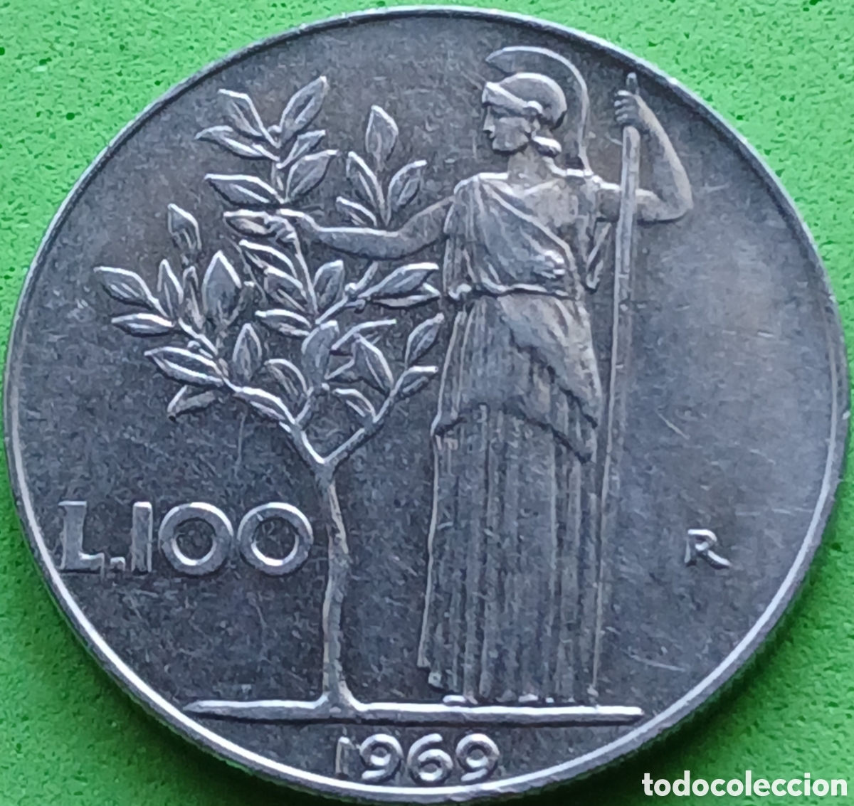 Monedas antiguas de Europa: Italia 100 liras 1969 km#96.1