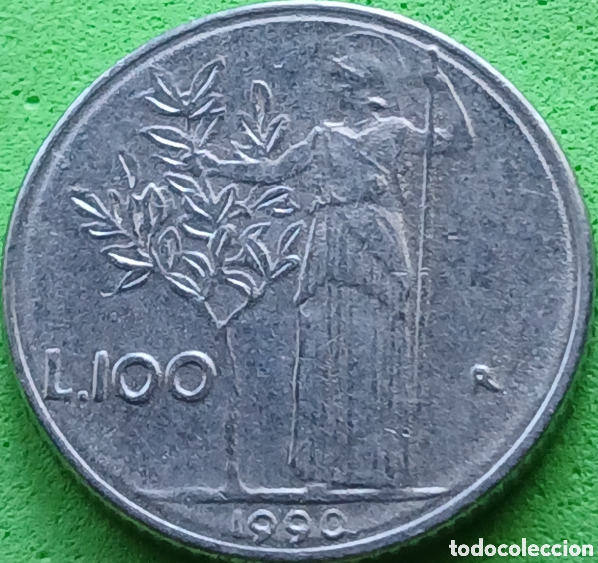 Monedas antiguas de Europa: Italia 100 liras 1990 km#96.2
