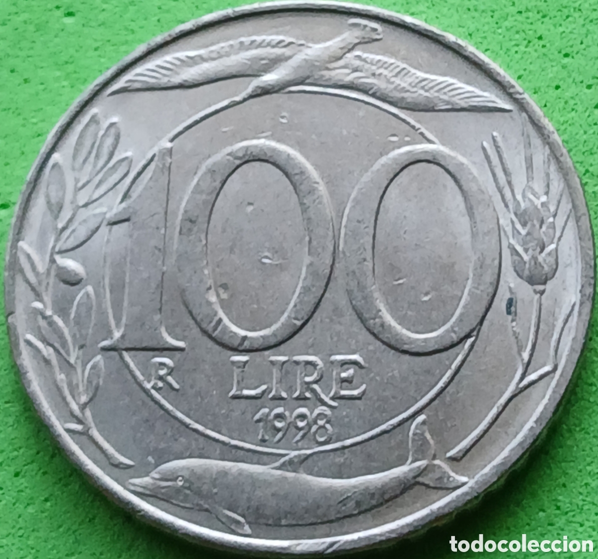 Monedas antiguas de Europa: Italia 100 liras 1998 km#159