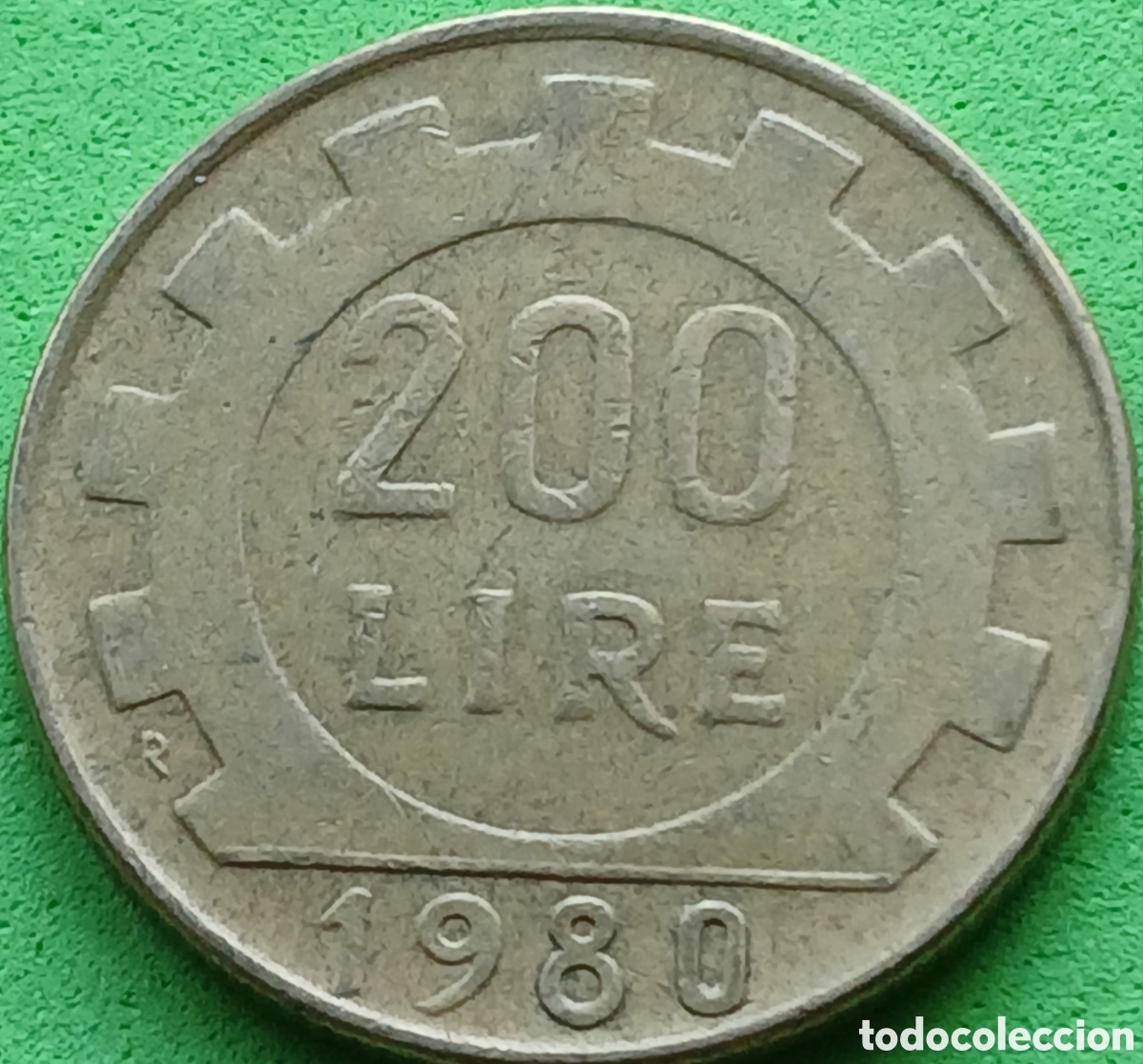 Monedas antiguas de Europa: Italia 200 liras 1980 km#105
