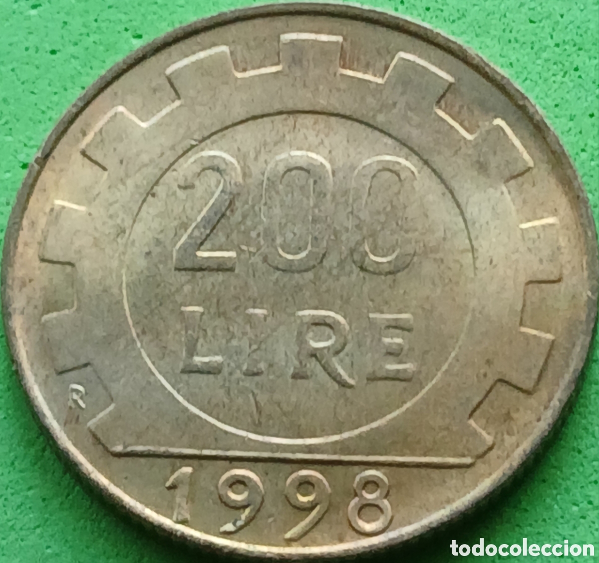 Monedas antiguas de Europa: Italia 200 liras 1998 km#105