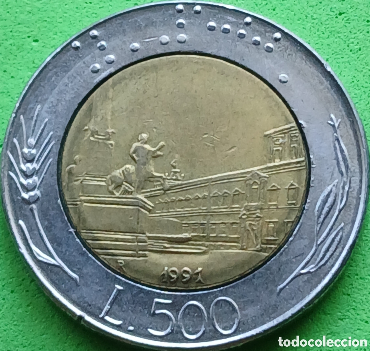 Monedas antiguas de Europa: Italia 500 liras 1991 km#111