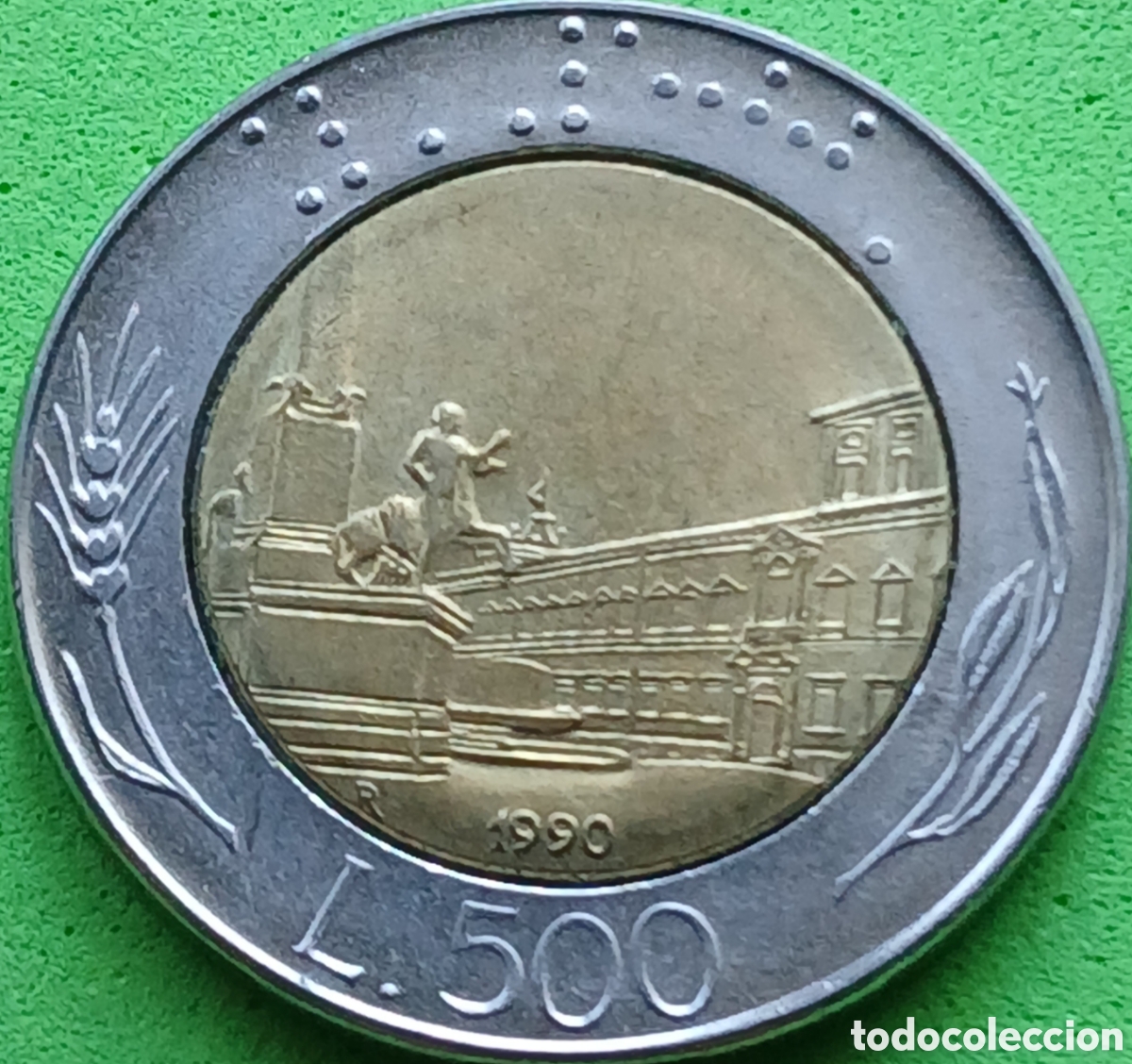 Monedas antiguas de Europa: Italia 500 liras 1990 km#111