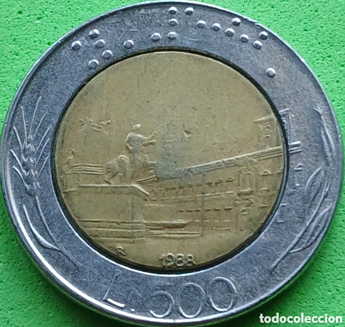 Monedas antiguas de Europa: Italia 500 liras 1988 km#111